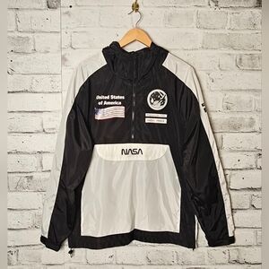 NASA Discovery Mission Anorak Windbreaker Jacket Urban Heritage S